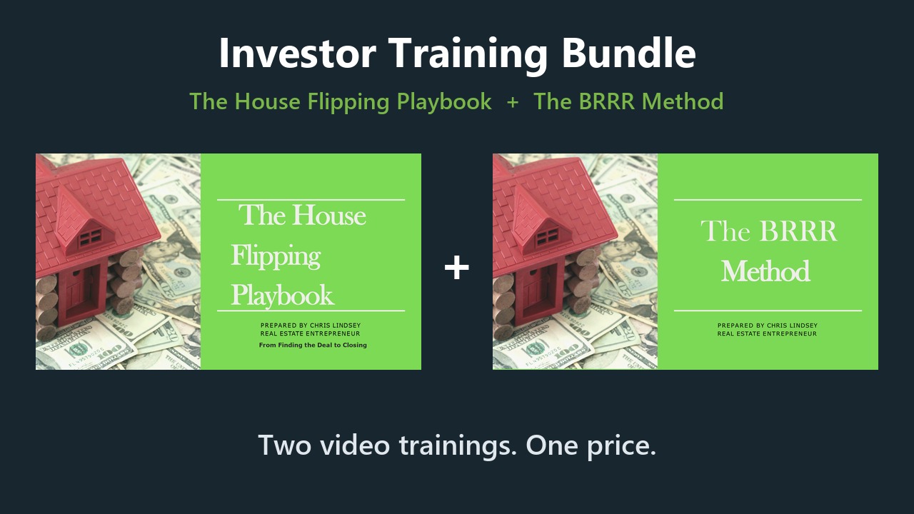 The House Flipping Playbook and The BRRR Method bundle